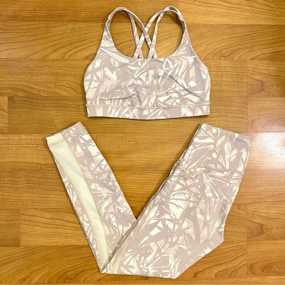 Lululemon Free To Be Moved Bra & Train Times 7/8 Pant 25”...